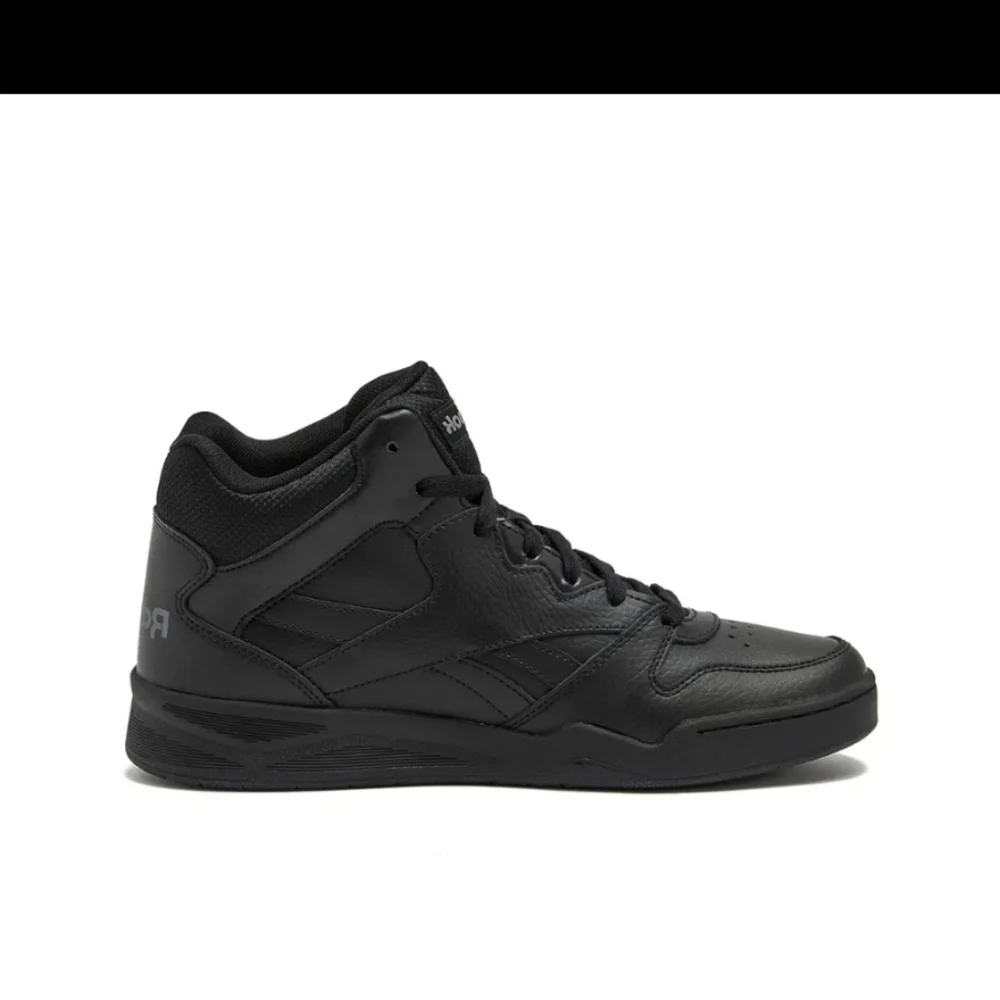 Reebok Royal BB4500 Hi 2 Shoes Leather Basketball Shoes- Black Alloy